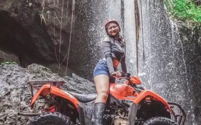 Bali Quad Bike Through Waterfall and Barong Cave